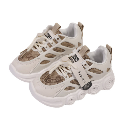 Spring and Autumn LED Light-Up Shoes for Children with Fabric Laces, Breathable, for Kids 1-6 Years Old, Fashionable Casual Sports Shoes