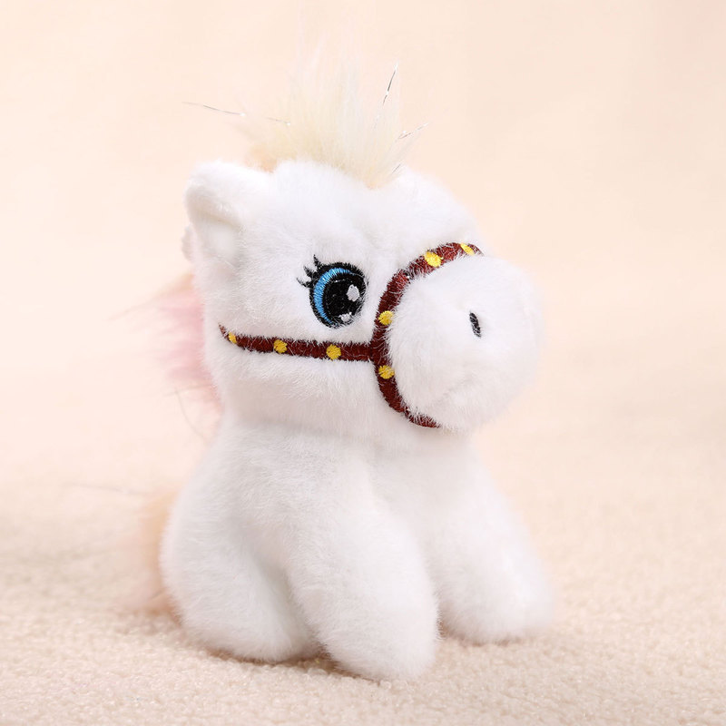 座りポニーペンダント馬年マスコットぬいぐるみバッグペンダントキーホルダー人形おもちゃ子供のギフト|undefined