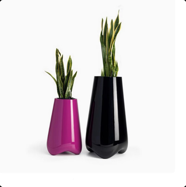 Fibra de vidrio corrugada combinación de maceta de flores hotel centro comercial club de ocio maceta de fibra de vidrio flor bonsai