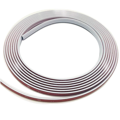 Decorative Strips, Qapı və bamper qoruyucu zolaqlar - matt-gold-flat-10mm-8m
