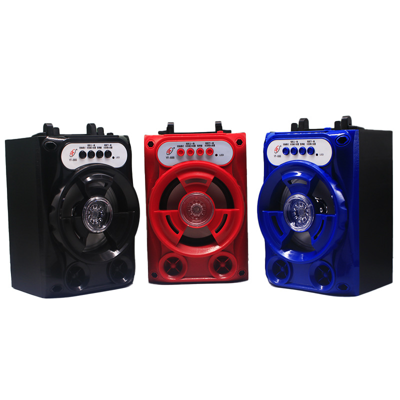 YF-666手提蓝牙音箱便携式广场舞无线蓝牙音箱插卡重低音蓝牙音箱