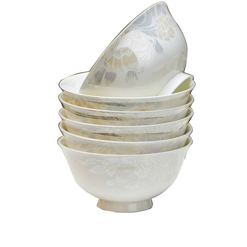 Ceramic Tableware Set, Home Use, Anti-Scald, Microwave & Dishwasher Safe, Multiple Sizes
