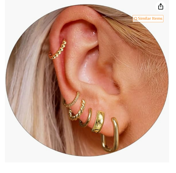 Cercei tip clips cu zirconiu din cupru set elegant_voghion.com