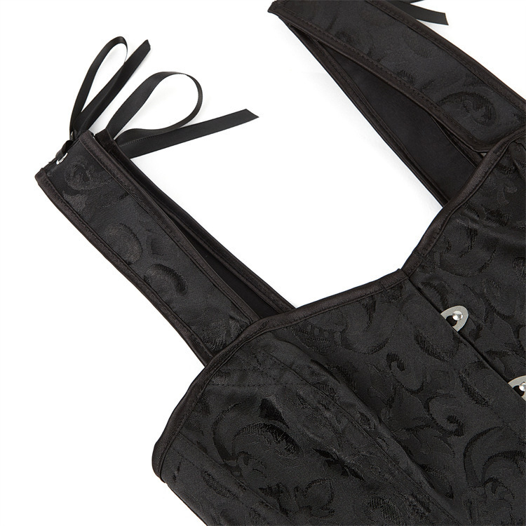 Correa de hombro negra para damas cinturón de belleza corpórea de pecho corte vestidos de forma Aliexpress suministro transfronterizo