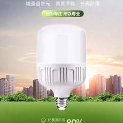 LED energy-saving bulb E27 white light household indoor room lighting ballast light construction site lighting light screw night market