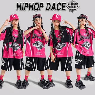 六一儿童节hiphop街舞演出服机车嘻哈男童套装少儿男孩表演服装潮