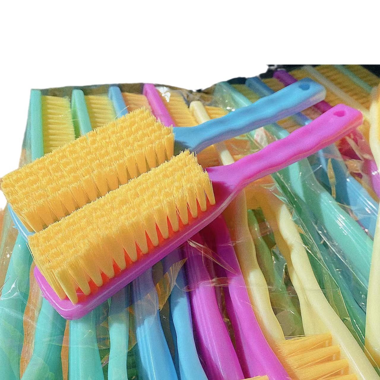 Fábrica al por mayor portátil de mano mango largo cepillo de lavado de zapatos de plástico cepillo de lavandería multiusos pelo suave descontaminación eliminación de manchas cepillo de limpieza
