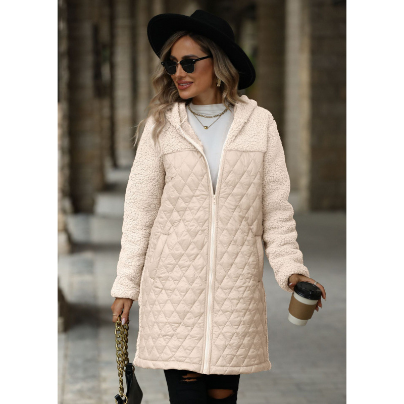 Wholesale Of Loose-Fitting Winter And Autumn Coats With Hood, Zipper, And Plush Lining_ecoleips.com