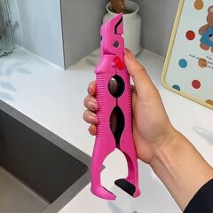 三合一防烫夹拧瓶盖取碗夹硅胶防滑夹子厨房夹盘子夹碗隔热提盘夹