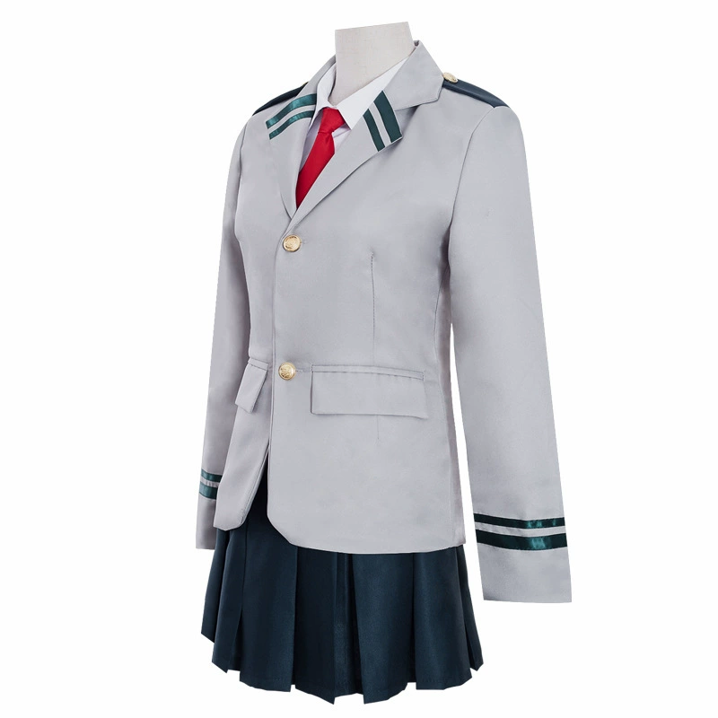 Косплей школьная форма (My Hero Academia) Midoriya Todoroki Ochako — пиджак с юбкой или брюками, XS–XXL