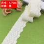 水溶蕾丝白色精梳棉服饰