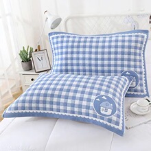 纱布纯棉枕巾家用全棉成人学生加大加厚枕头盖巾a类福利品批发