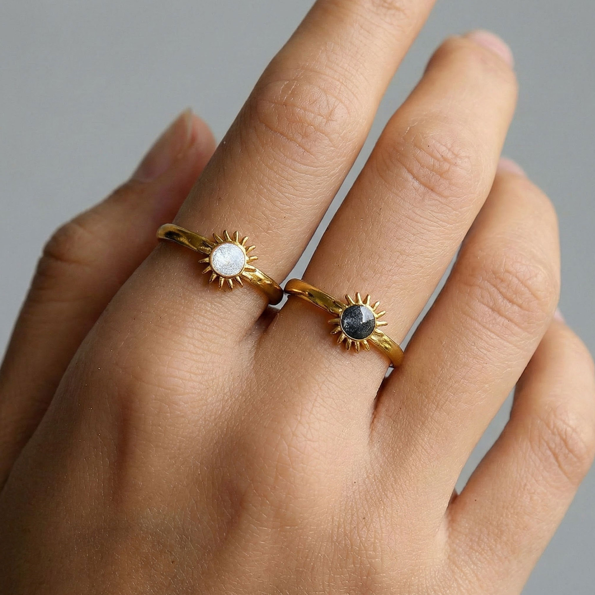 Cross-Border European and American Popular New Products, Live Titanium Steel Rings for Men, Fashionable Retro Style Couple Rings, Amazon