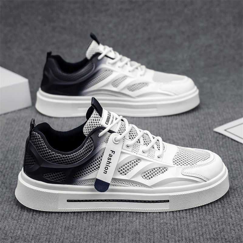 Las zapatillas de deporte de moda para hombres se pueden usar en todas las estaciones. Nuevos zapatos de hombre de suela gruesa a juego de colores diarios, cómodos y versátiles