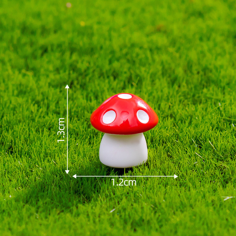 苔マイクロ風景カラフルなミニキノコ多肉植物 DIY 装飾アクセサリー盆栽生態ボトル小さな装飾品|undefined
