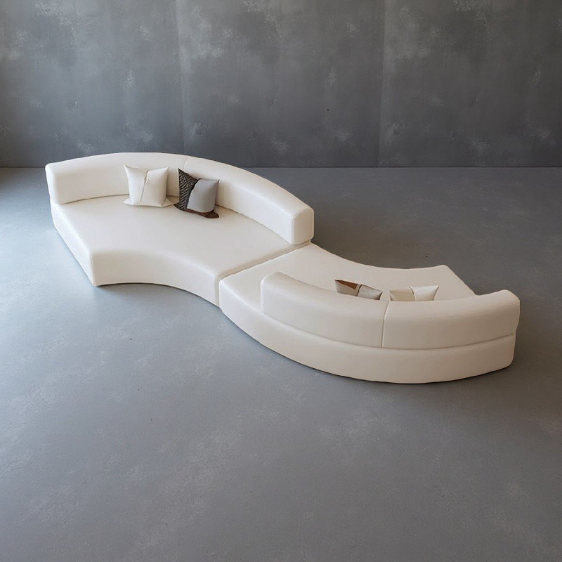 Cross-Border Foreign Trade Reception Sofa Arc-Shaped Sales Conference Hall Creative Special-Shaped Designer Rest Area Wine