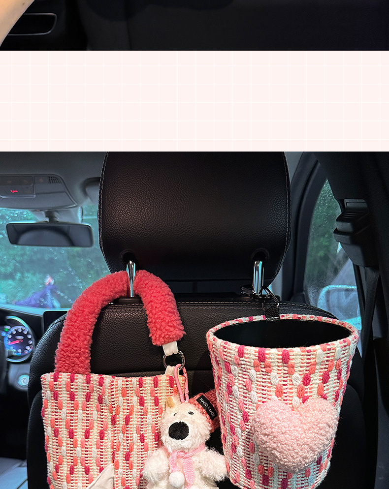 Car-Mounted Tissue Box, Hanging Type, 2026 New Model, High-End Car Tissue Holder, Practical Storage