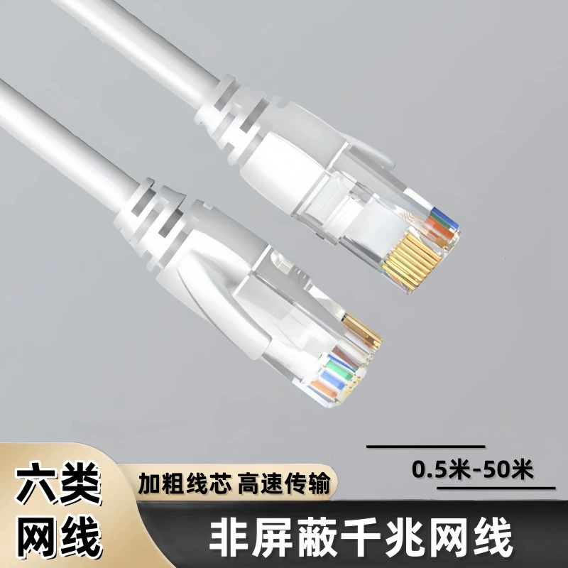 Супер шесть типов сетевых кабелей 6 типов неэкранированных сетевых перемычки Gigabit готовые продукты RJ-45 домашний сетевой кабель маршрутизатор Сетевой кабель