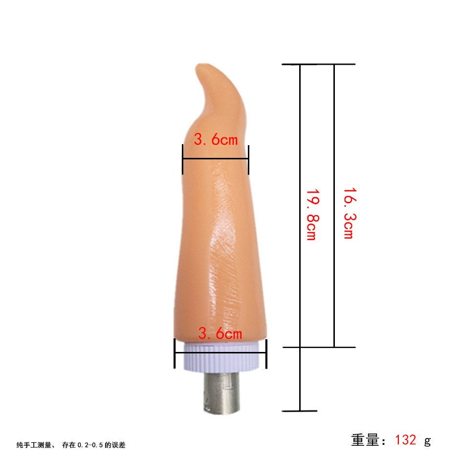 Accesorios de cañón telescópico femenino cristal transparente tras patio suave conector de cañón de tres agujeros analógico artículos para adultos