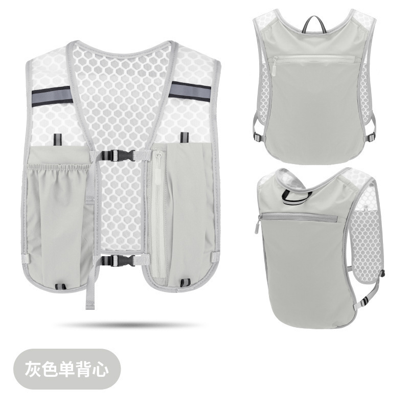 Mochila de Ciclismo y Running Nocturno de Poliéster Transpirable, Impermeable y Reflectante para Running y Ciclismo image 7