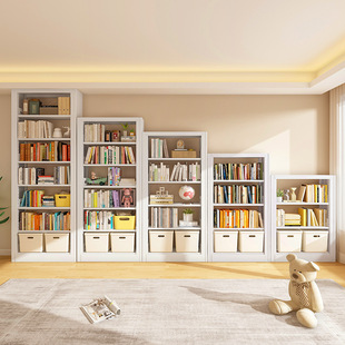 Household steel bookshelf floor shelf library reading shelf living room Iron book shelf children multi-layer bookcase