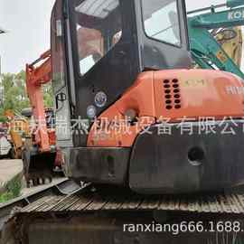 二手日立ZX55小型履带式挖掘机参数图片价格市场个人纯土方车出售