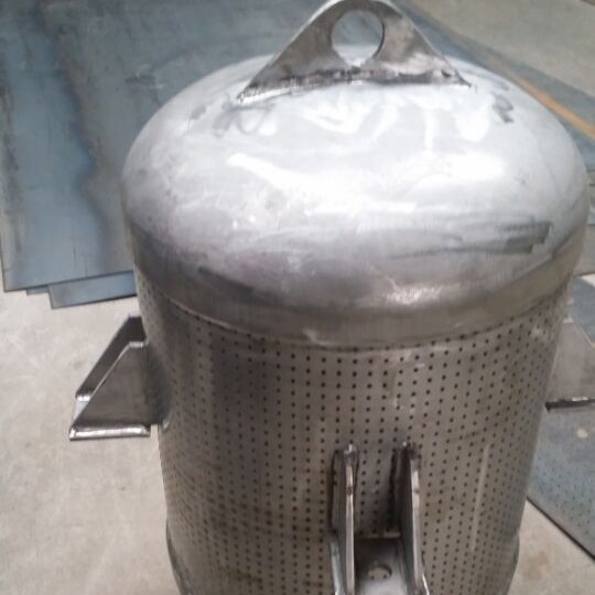 DN200PN4锅炉安全阀排气消声器  全不锈钢制造 消声性能满足要求