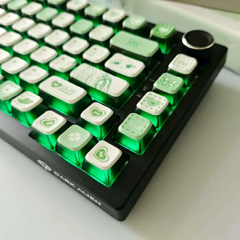Аниме серия Miss Green милый сублимационный XDA высота 119 клавиш кастомная клавиатура