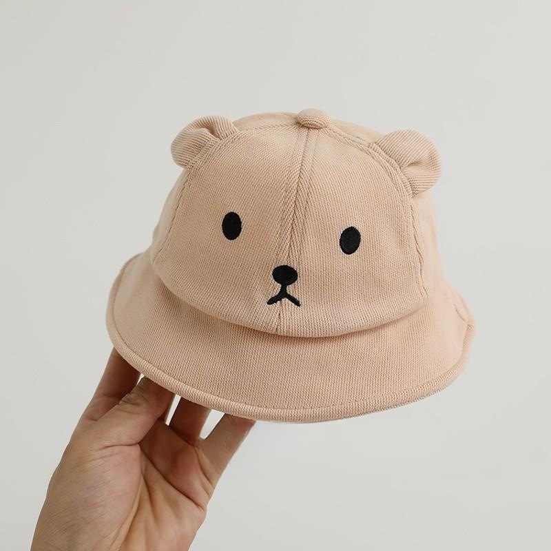 Color Block Pattern Autumn Season Girl'S Gender Girl's Simple Style Color Block Printing Bucket Hat
