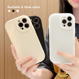 Simple Solid Color Translucent Matte Skin-Feel Phone Case for iPhone 17/13/15/12/11/16 Pro Max