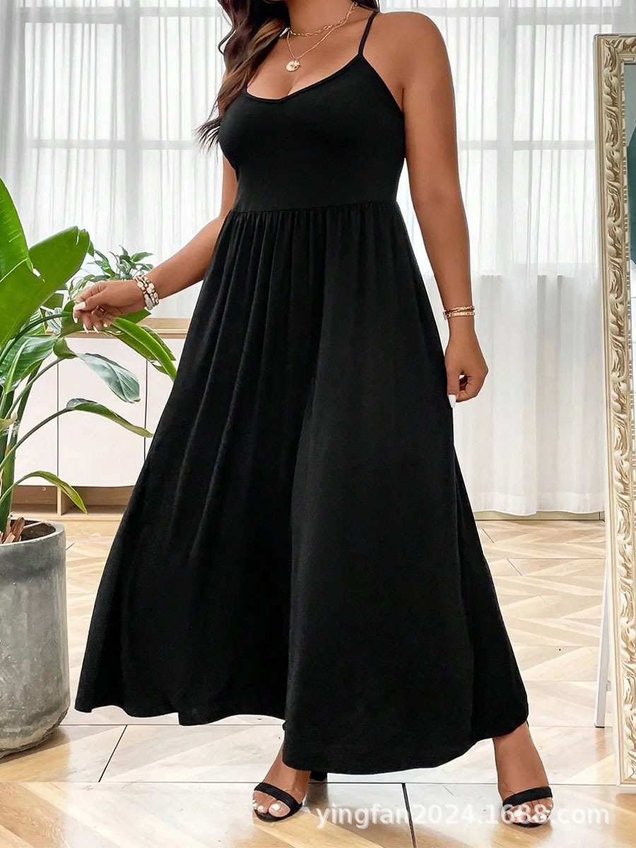 Europa y Estados Unidos 2024 Amazon Aliexpress Tiktok Temu vestido de mujer grande image 4