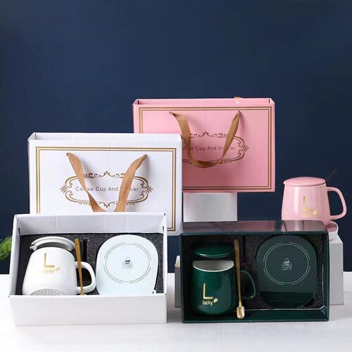 55 Degree Constant Warm Cup Gift Box Ceramic Mug Insulated Cup Mat Valentine's Day Teacher's Day LOGO Printed
