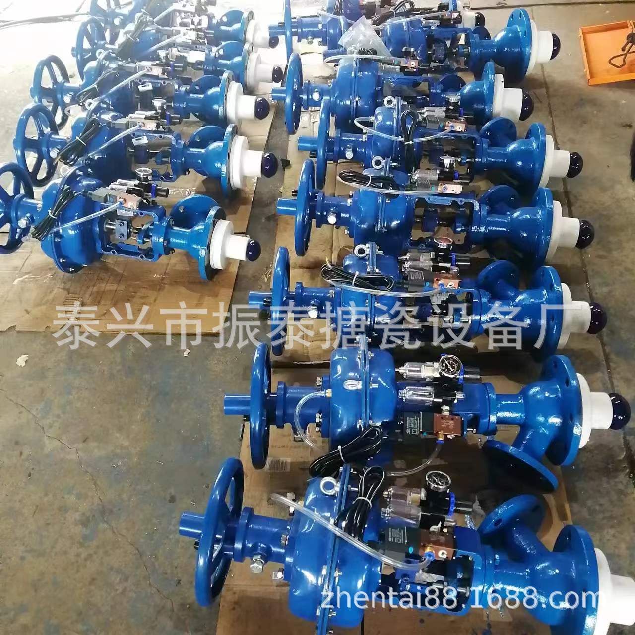 厂家供应50/100电测温气动放料阀