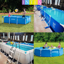 INTEX��Ӿ�ض�ͯ����֧��Ӿ�ؼ�ͥ���ͥԺԲ�γ���ˮ�ؿ羳����