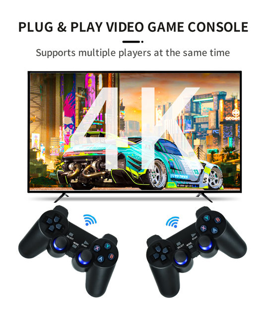 Powkiddy GAME TV STICK Y3 Home 4K HD Mini TV Stick PS1 Wireless