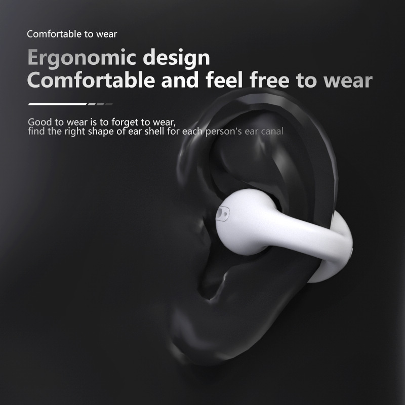 Wireless Bluetooth Earbuds Open Ear Clip Tws Sports Headphones_voghion.com
