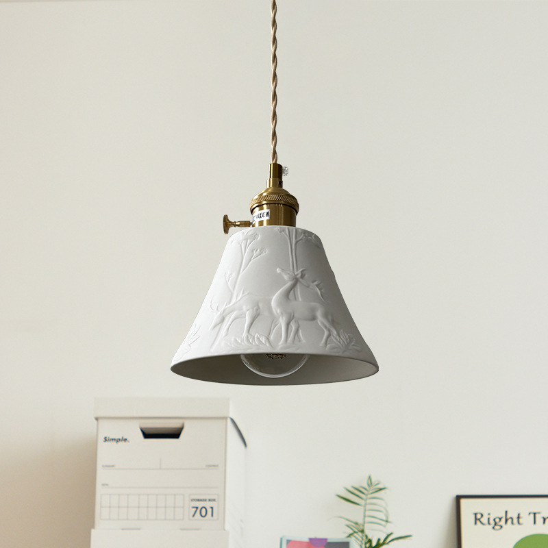 Jug Jug Juggernaut estilo japonés retro silencioso ventano candelabrado cerámica de latón simple puerta de entrada comedor bar dormitorio candelabrado cabecera