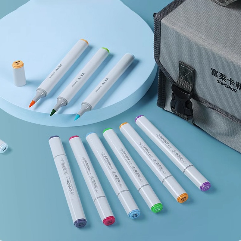 Xiupu Fule Kaler, marcador de cabeza suave de quinta generación, arte de doble cabeza, alcohol, arte a base de aceite, examen de arte para estudiantes