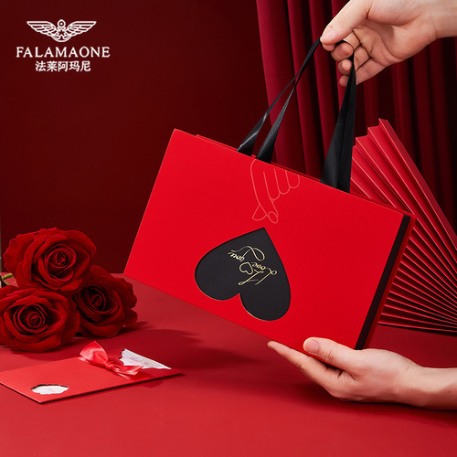Automatic Belt Fastener with Genuine Leather, High-end, Light Luxury, Heartfelt Gift Box - Ideal for Men, Suitable as a Gift for Boyfriend or Husband