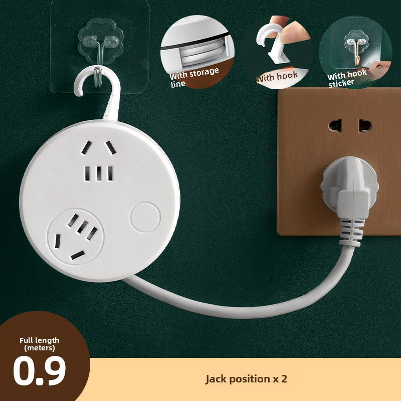 Многоканальная розетка для хранения вещей с проводом, интеллектуальный USB-подключаемый ночник, многофункциональный подключаемый модуль для домашнего офиса