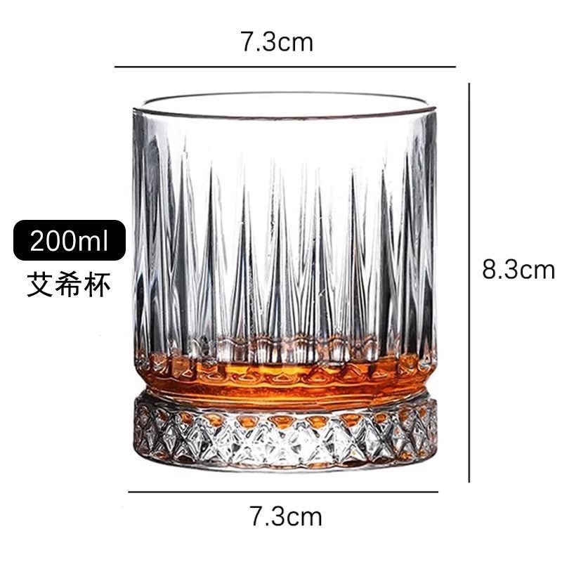 Vaso de whisky de cristal de copa de vino de estilo europeo copa de vidrio de copa de vino vino de copa de vino de bar fábrica
