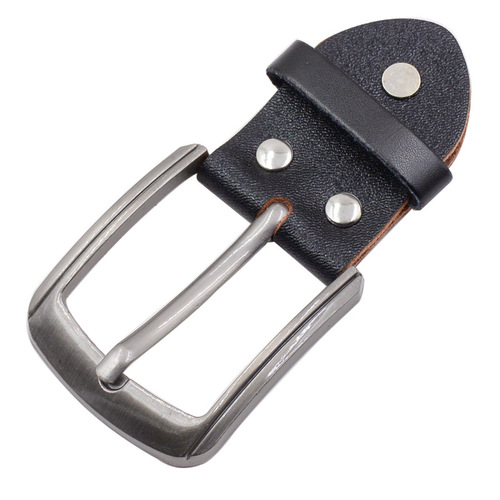 Zinc alloy pin buckle belt head men's punched belt head fashion business casual youth punched belt buckle