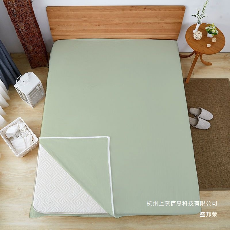 Factory Direct Sales * All-Inclusive Fitted Sheet Single Piece Bed Cover Brown Cushion Latex Cushion Protective Cover Zippered Removable Mattress Cover