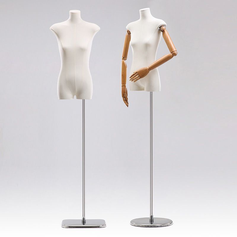 Tienda de ropa de estilo coreano cuerpo plano de alto nivel de mujer mitad de ventana de ropa de mujer muñeca plataforma de exhibición de cuerpo grueso nuevo pecho pequeño