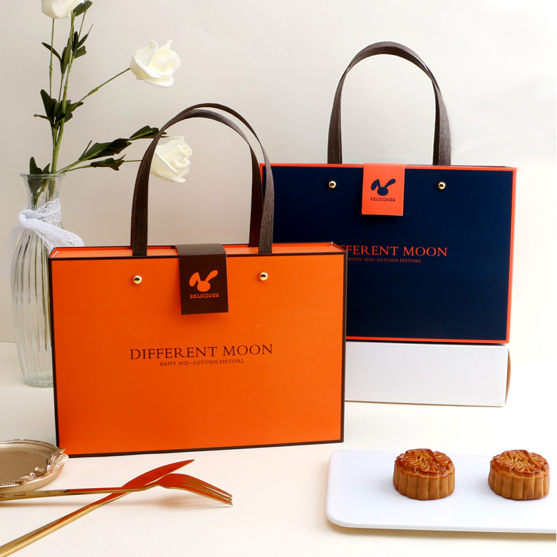 批发2024新款冰皮月饼盒蛋黄酥烘焙80克中秋礼品月饼礼品盒包装盒