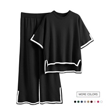 O 68667 Color Blocking Knit Set ײɫᘿ����b �W���羳