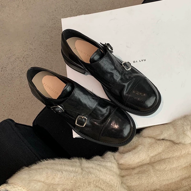 Виноградная мама осень и зима новый Хаттон колледж ~ Кожаные туфли в английском стиле