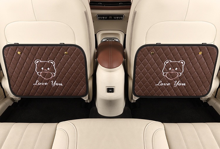 Car Anti-Kick Mat, Newly Upgraded Seat Back Storage Bag, Car Child Seat Back Hanging Bag, Storage Box, Car Interior Supplies