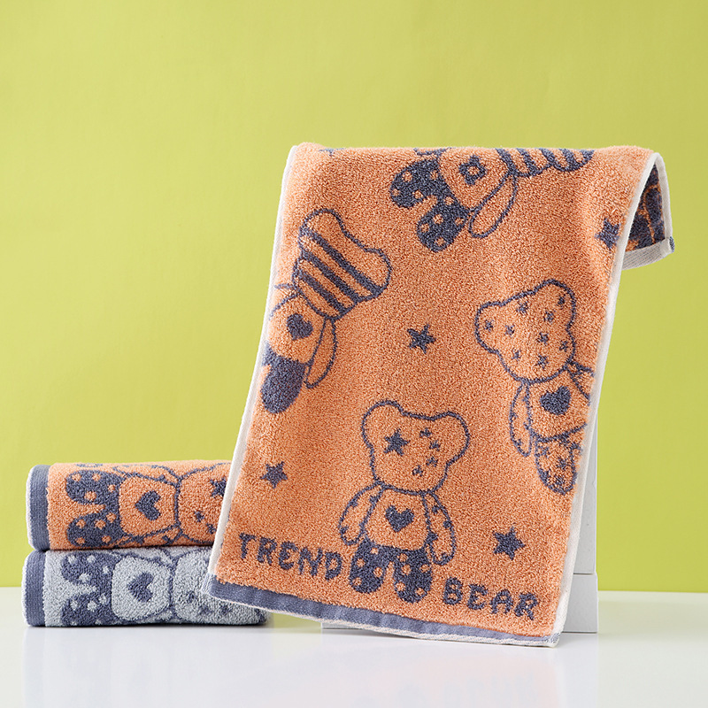 Children's towel cotton wholesale household wash face soft a generation of hair cartoon cute baby cotton towel Children's towel cotton wholesale household wash face soft a generation of hair cartoon cute baby cotton towel
