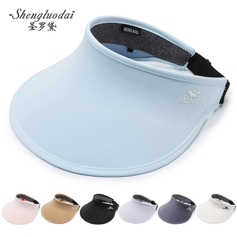 Big brim sunscreen hat women's summer new empty top hat cycling sun hat beach hat travel tide couple